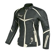 Dámska textilná moto bunda Spark Lady Vintage, Black