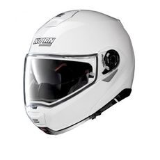 Moto prilba Nolan N100-5 Classic N-Com Metal White 5