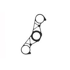 Yoke protector PUIG NAKED 7375U sivá