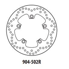 Brzdový kotúč GOLDFREN 904-502R zadná 250 mm