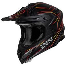 CROSS HELMET IXS IXS189 FG 2.0 X12809 ČIERNA MATNÁ ČERVENÁ L