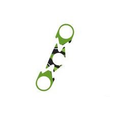 Yoke protector PUIG RADIKAL 6949V zelená