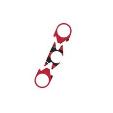Yoke protector PUIG RADIKAL 6949R červené