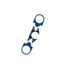 Yoke protector PUIG RADIKAL 6949A modrá