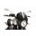 Plexi na motorku PUIG RETROVISION 9560H matná čierna dymové