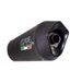DUAL SLIP-ON EXHAUST GPR FURORE D.15.5.FUNE MATTE BLACK INCLUDING REMOVABLE DB KILLERS AND LINK PIPES