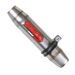 DUAL SLIP-ON EXHAUST GPR DEEPTONE D.101.DE BRUSHED STAINLESS STEEL INCLUDING REMOVABLE DB KILLERS AND LINK PIPES