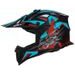 CROSS HELMET IXS IXS363 2.0 X12045 BLACK MATT-PETROL-RED M