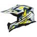 CROSS HELMET IXS IXS363 2.0 X12045 WHITE MATT-BLUE-YELLOW FLUO XL