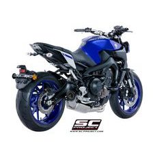 VÝFUKOVÝ SYSTÉM SC PROJECT PRO YAMAHA - MT-09 (2017 - 2020) - FULL EXHAUST SYSTEM 3-1, STAINLESS STEEL, WITH S1 MUFFLER, WITH CARBON FIBER END CAP