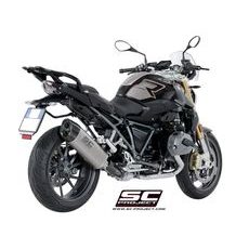 VÝFUKOVÝ SYSTÉM SC PROJECT PRO BMW - R 1200 R (2017 - 2018) - RS - ADVENTURE MUFFLER, TITANIUM, WITH CARBON FIBER END CAP