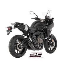 VÝFUKOVÝ SYSTÉM SC PROJECT PRO YAMAHA - TRACER 700 (2016 - 2020) - EURO 4 - FULL EXHAUST SYSTEM 2-1, STAINLESS STEEL, WITH S1 MUFFLER, MATT BLACK PAINTED