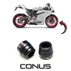 PROTEKTORY DO PŘEDNÍ OSY CONUS - APRILIA SHIVER+DORSODURO 750+900