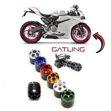 PROTEKTORY DO PŘEDNÍ OSY GATLING - DUCATI MULTISTRADA 1200 ´10-15