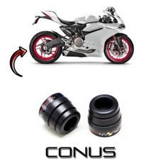 PROTEKTORY DO ZADNÍ OSY CONUS - APRILIA SHIVER+DORSODURO 750+900