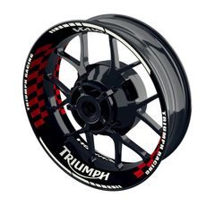Samolepky na kola PREMIUM - Triumph Design Grid B