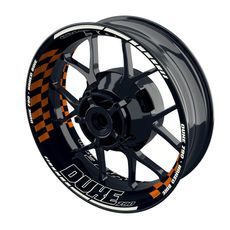 Samolepky na kola PREMIUM - KTM DUKE 790 Racing Design Grid B