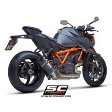 VÝFUKOVÝ SYSTÉM SC PROJECT PRO KTM - 1290 SUPER DUKE R (2021-2022) - EURO 5 - SC1-R MUFFLER, TITANIUM