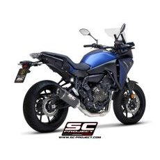 VÝFUKOVÝ SYSTÉM SC PROJECT PRO YAMAHA - TRACER 700 (2020) - TRACER 7 (2021-2022) - GT - EURO 5 - FULL 2-1 STAINLESS STEEL EXHAUST SYSTEM, WITH SC1-S CARBON MUFFLER - RACING