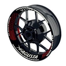 Samolepky na kola PREMIUM - MV Agusta Design Hexagon B