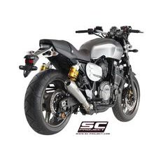 VÝFUKOVÝ SYSTÉM SC PROJECT PRO YAMAHA - XJR 1300 (2015 - 2016) - RACER - CONICO MUFFLER, BRUSHED STAINLESS STEEL