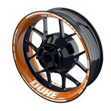 Samolepky na kola PREMIUM - KTM DUKE 790 Racing Design Saw W
