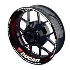 Samolepky na kola PREMIUM - Ducati Design Saw B