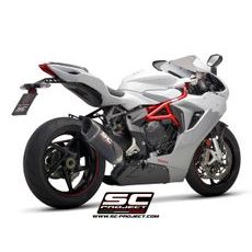 VÝFUKOVÝ SYSTÉM SC PROJECT PRO MV AGUSTA - F3 800 (2017 - 2021) - EAS ABS - RC - SC1-R MUFFLER, CARBON FIBER, WITH CARBON FIBER END CAP