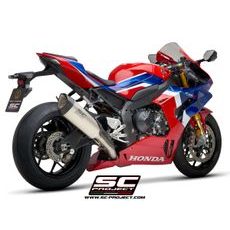 VÝFUKOVÝ SYSTÉM SC PROJECT PRO HONDA - CBR1000RR-R (2020 - 2022) - SC1-R MUFFLER, TITANIUM, WITH CARBON FIBER END CAP