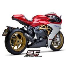 VÝFUKOVÝ SYSTÉM SC PROJECT PRO MV AGUSTA - SUPERVELOCE 800 (2019-2022) - CONIC 70'S MUFFLER, STAINLESS STEEL, MATT BLACK PAINTED