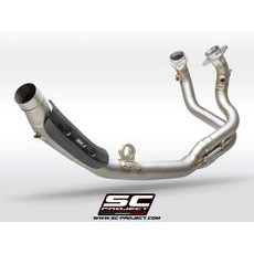 VÝFUKOVÉ SVODY BEZ KONCOVKY SC PROJECT PRO HONDA - CRF1100L AFRICA TWIN (2020-2022) - ADVENTURE - HEADERS 2-1, TITANIUM, COMPATIBLE WITH ADVENTURE, X-PLORER II AND RALLY RAID MUFFLERS (MUFFLER NOT INCLUDED)