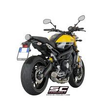 VÝFUKOVÝ SYSTÉM SC PROJECT PRO YAMAHA - MT-09 (2014 - 2016) - FULL EXHAUST SYSTEM 3-1, WITH 70S CONICAL MUFFLER, BRUSHED STAINLESS STEEL
