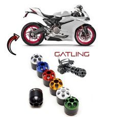 PROTEKTORY DO ZADNÍ OSY GATLING - DUCATI MULTISTRADA 1200 ´10-15