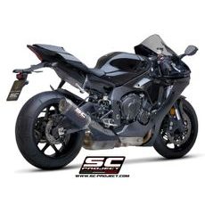 VÝFUKOVÝ SYSTÉM SC PROJECT PRO YAMAHA - YZF R1 (2020 - 2022) - R1M - SC1-S MUFFLER, CARBON FIBER, WITH CARBON FIBER END CAP