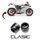 Protektory do zadní osy CLASIC - Ducati Hypermotard 796