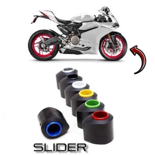 PROTEKTORY DO PŘEDNÍ OSY SLIDER - TRIUMPH DAYTONA 675 ´06-12