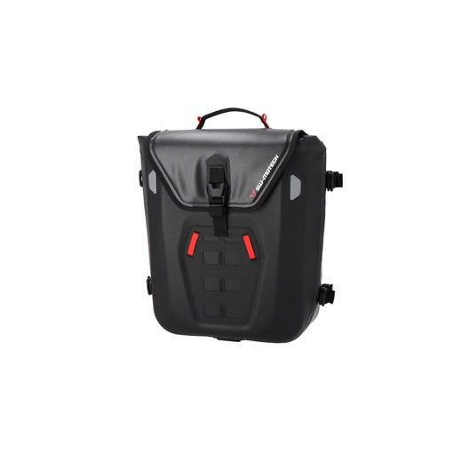 SW MOTECH TRIUMPH - TIGER 800 - SYSBAG WP M WITH LEFT ADAPTER PLATE 17-23L. WATERPROOF. FOR SIDE CARRIERS.