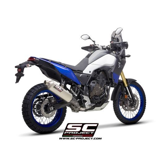 VÝFUKOVÝ SYSTÉM SC PROJECT PRO YAMAHA - TENERE' 700 (2019 - 2020) - RALLY RAID MUFFLER, TITANIUM, WITH TITANIUM END CAP