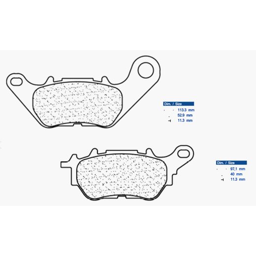 BRZDOVÉ DESTIČKY CL BRAKES 3115 MSC