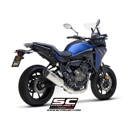 VÝFUKOVÝ SYSTÉM SC PROJECT PRO YAMAHA - TRACER 700 (2020) - TRACER 7 (2021-2022) - GT - EURO 5 - FULL 2-1 STAINLESS STEEL EXHAUST SYSTEM, WITH SC1-S TITANIUM MUFFLER - EURO 5