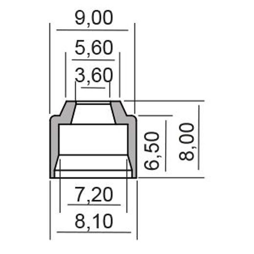 GUFERO RMS 100669320 VALVE STEM