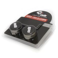 ODI GRIPS Set Lock Jaw Clamps w/Snap Caps - Gray