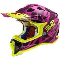 LS2 MX470 SUBVERTER TROOP MATT PINK H-V YELLOW