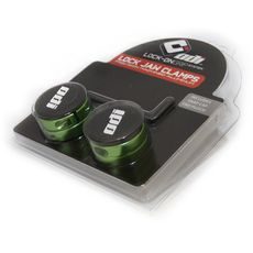 ODI GRIPS Set Lock Jaw Clamps w/Snap Caps - Green