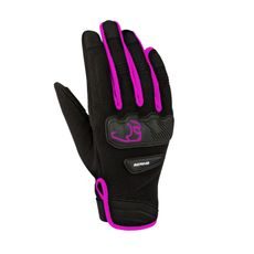 Rukavice LADY YORK Bering čierne/fuchsia