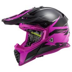 LS2 MX437 FAST EVO ROAR MATT BLACK PURPLE