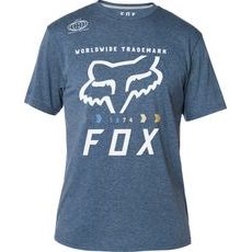 FOX Murc Fctry Ss Tech Tee, Heather Deep Cobalt, LFS18F