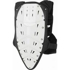 Chránič hrudi a chrbta POLISPORT ROCKSTEADY FUSION krátke prevedenie biela