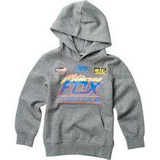 FOX Youth Jetskee Pullover, Heather Graphite, LFS18F