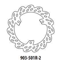 Brzdový kotúč GOLDFREN 903-501R-2 zadná 230 mm